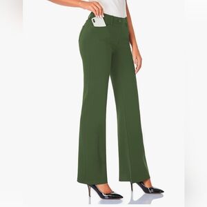 Chic Olive Women's Bootcut Dress Pants